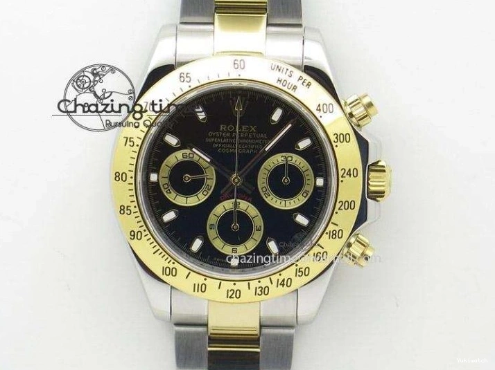 Daytona SS 1:1 Edition Noob Strap Black Best Rubber (Free SA4130 on Dial 904L Blue Extra Case Strap) 116519 0411